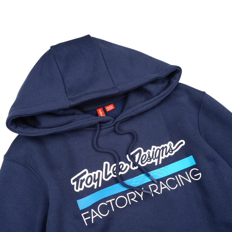 Pullover Hoodie Troy Lee Designs Factory Racing Navy / Blue