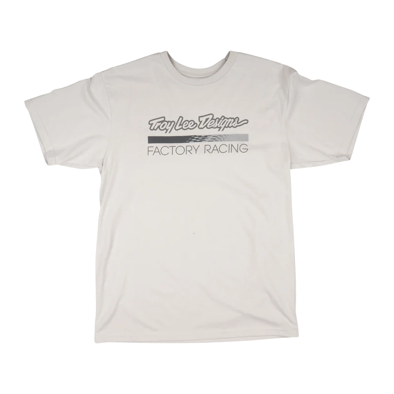 Short Sleeve Tee Troy Lee Designs Factory Racing Ash