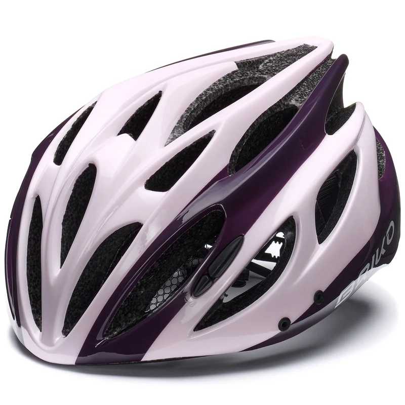 KISO - Helmets - Helmet - Unisex - Shiny Vanilla Ice Pink-Eggplant Violet