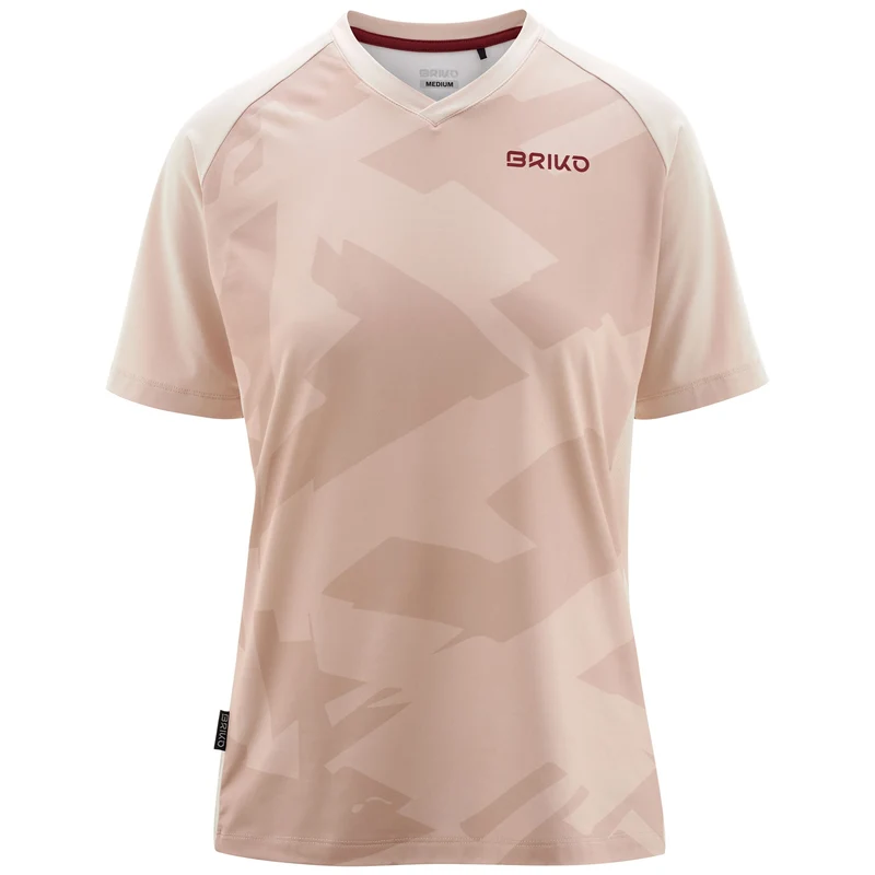 ADVENTURE CAMO LADY JERSEY - Active Jerseys - Shirt - Woman - Beige Fog