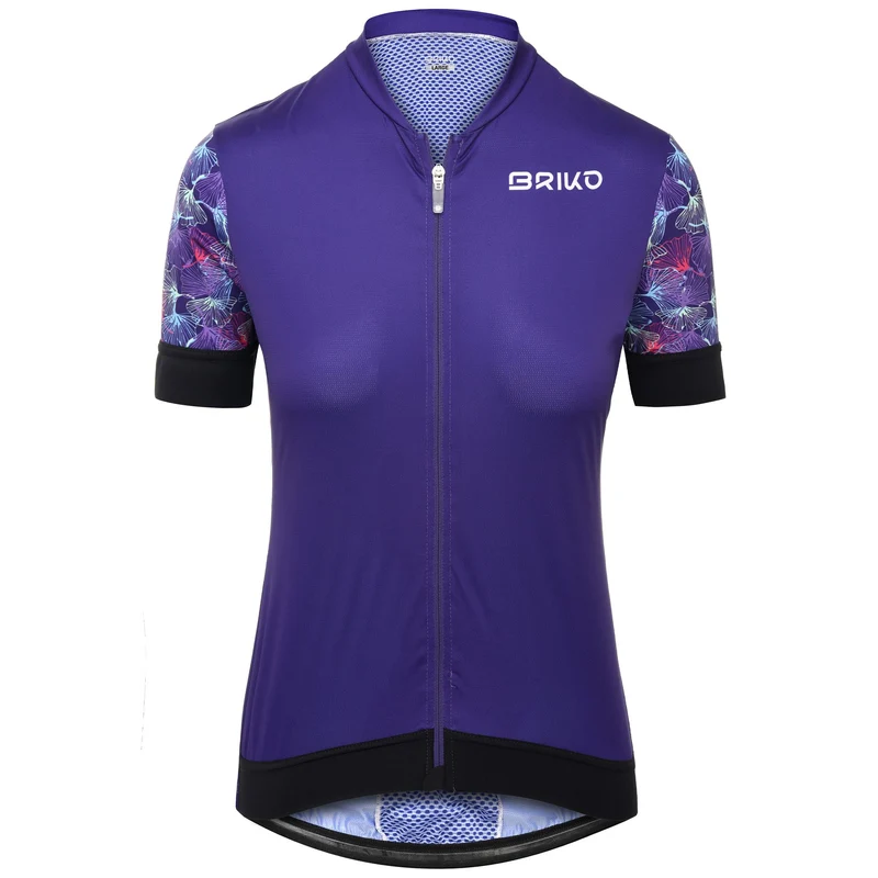 JERSEYKA BLOOM LADY - Active Jerseys - Shirt - Woman - Violet Md-Black