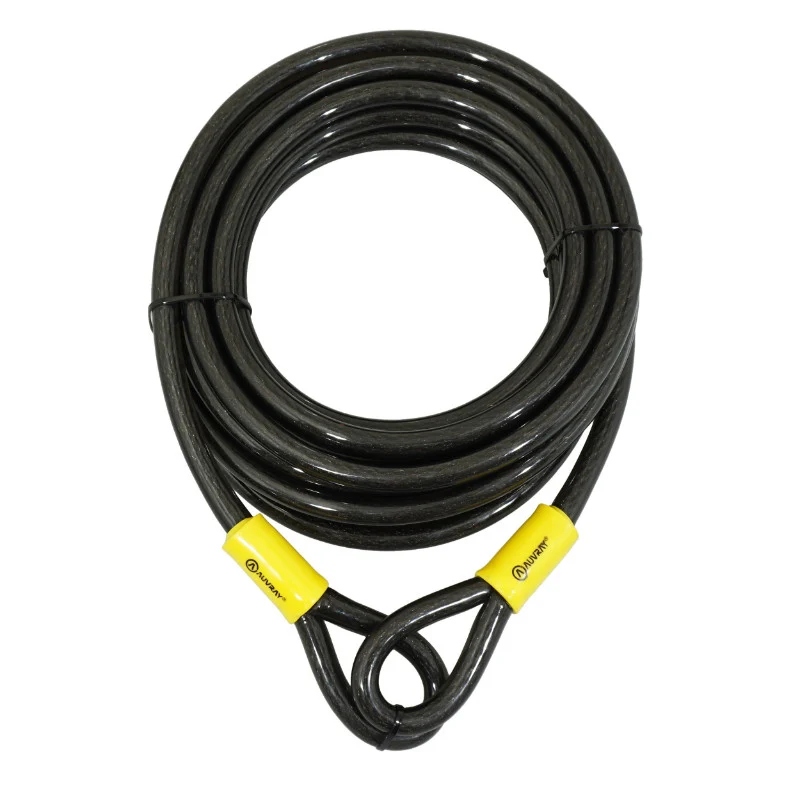Antivol Velo Cable A Boucle Auvray Magasin Renforce Diam 15 Mm - L 9 M