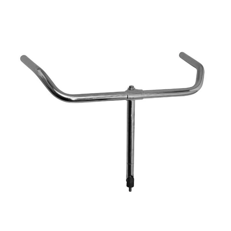 CINTRE CITY ERGOTEC PORTEUR HOLLAND AVEC POTENCE PLONGEUR D.22,2 ACIER CHROME L525mm