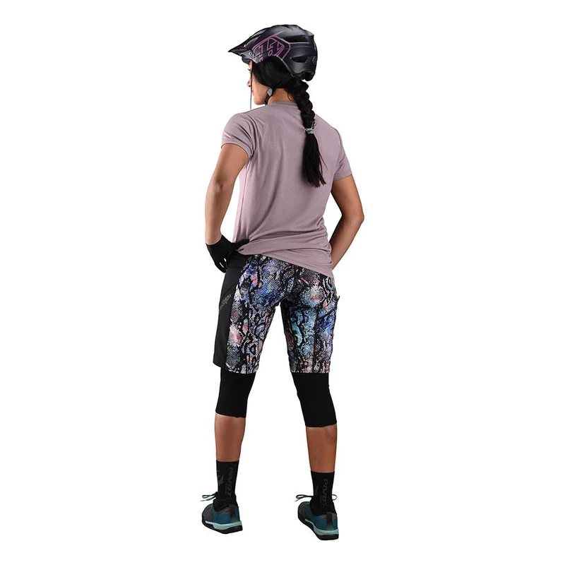 Womens Luxe Short W/ Liner Solid Black