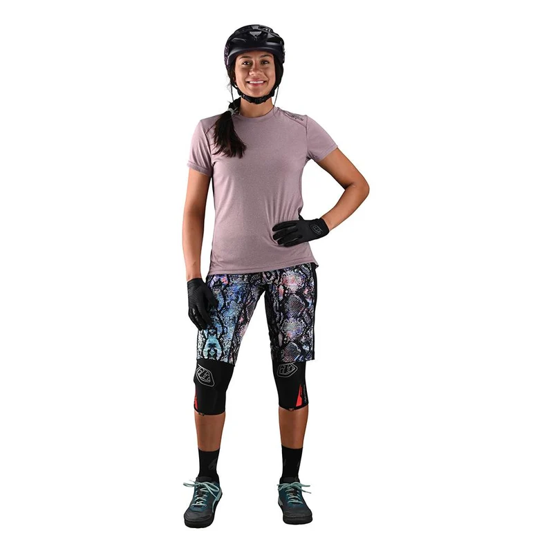 Womens Luxe Short W/ Liner Solid Black