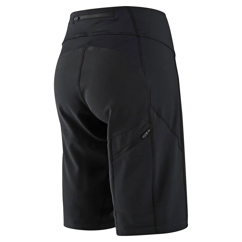 Womens Luxe Short W/ Liner Solid Black