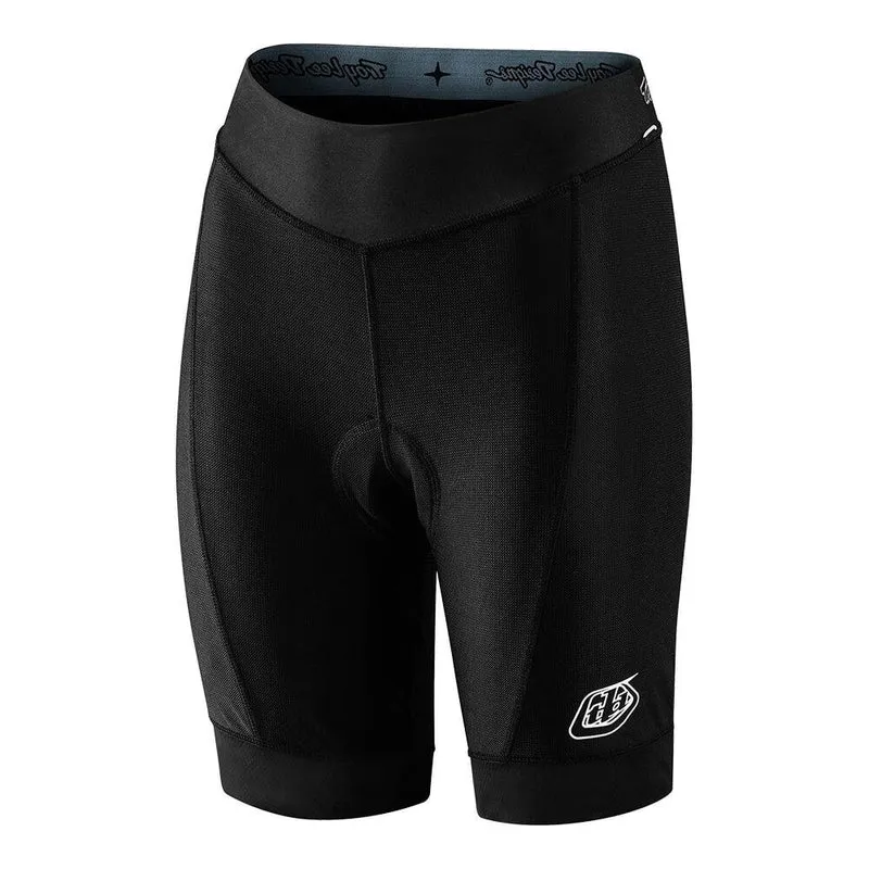 Premium Womens Mtb Short W/ Liner Solid Black