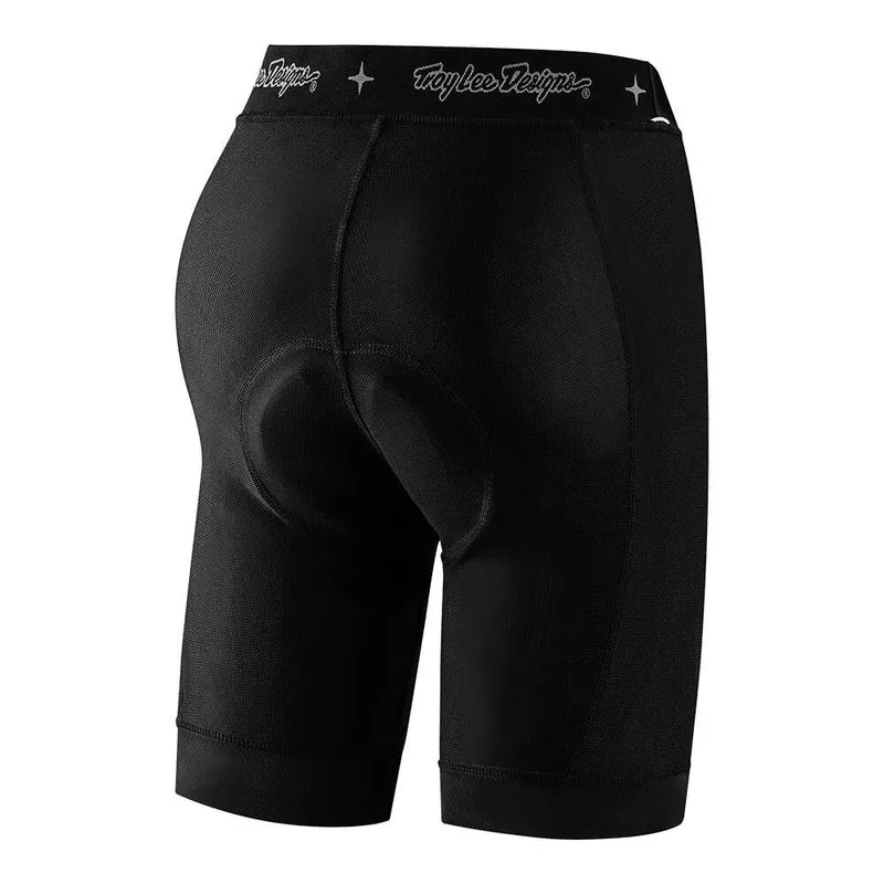 Premium Womens Mtb Short W/ Liner Solid Black