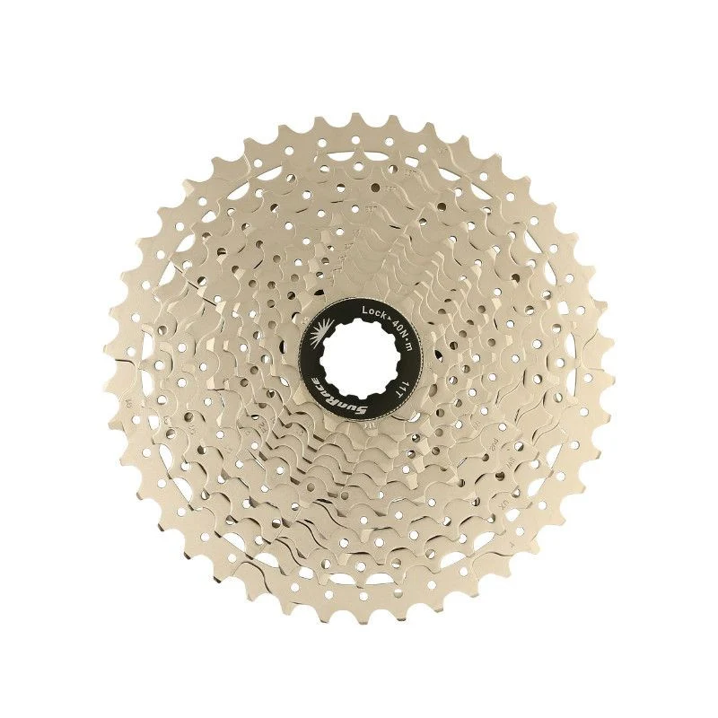 CASSETTE 11V. SUNRACE MS8 11-42 VTT POUR SHIMANO METALLIC ARGENT (LIVRE EN BOITE) (11/13/15/17/19/21/24/28/32/36/42) (2 BLOCS + PIGNONS)