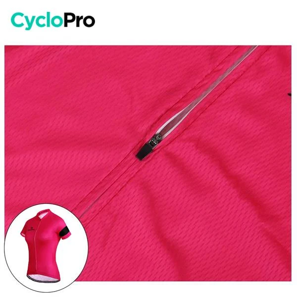 TENUE VÉLO DE ROUTE ROSE - ÉLÉGANCE+