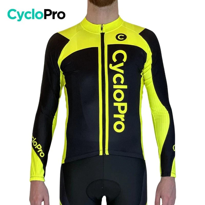 Tenue cycliste automne jaune - Flash+