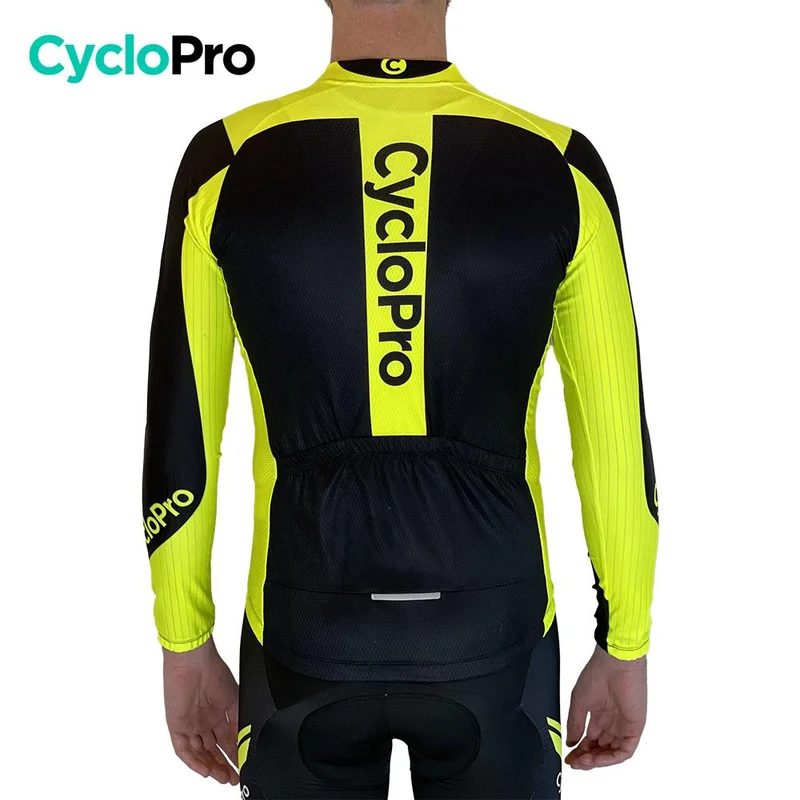 Tenue cycliste automne jaune - Flash+