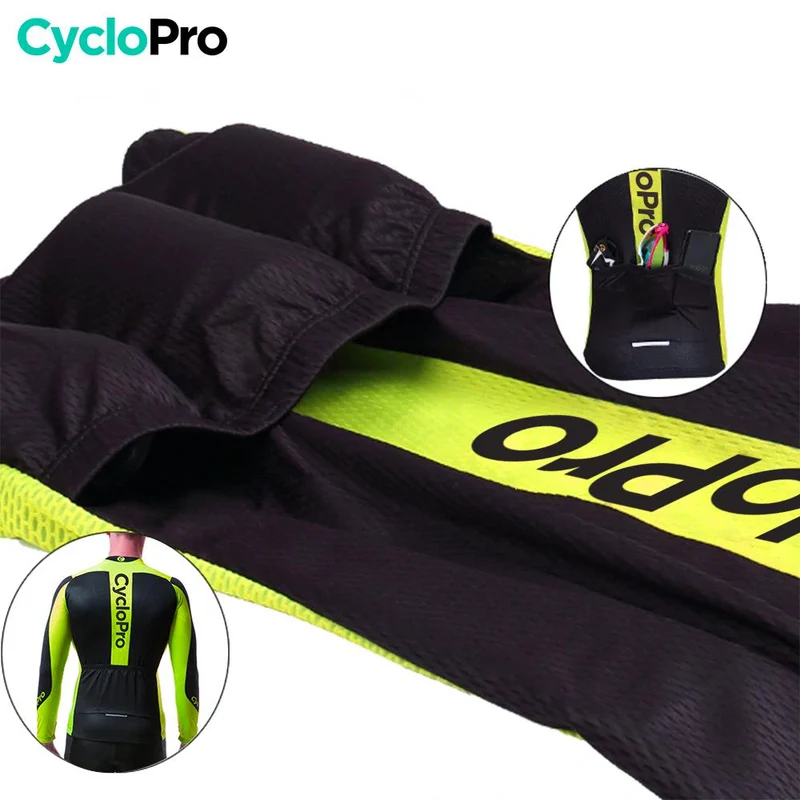 Tenue cycliste automne jaune - Flash+