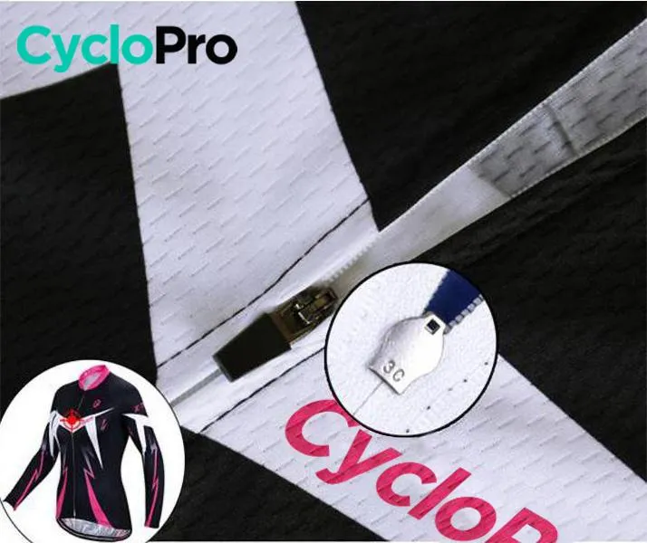 Tenue Vélo Hiver Rose - Confort+