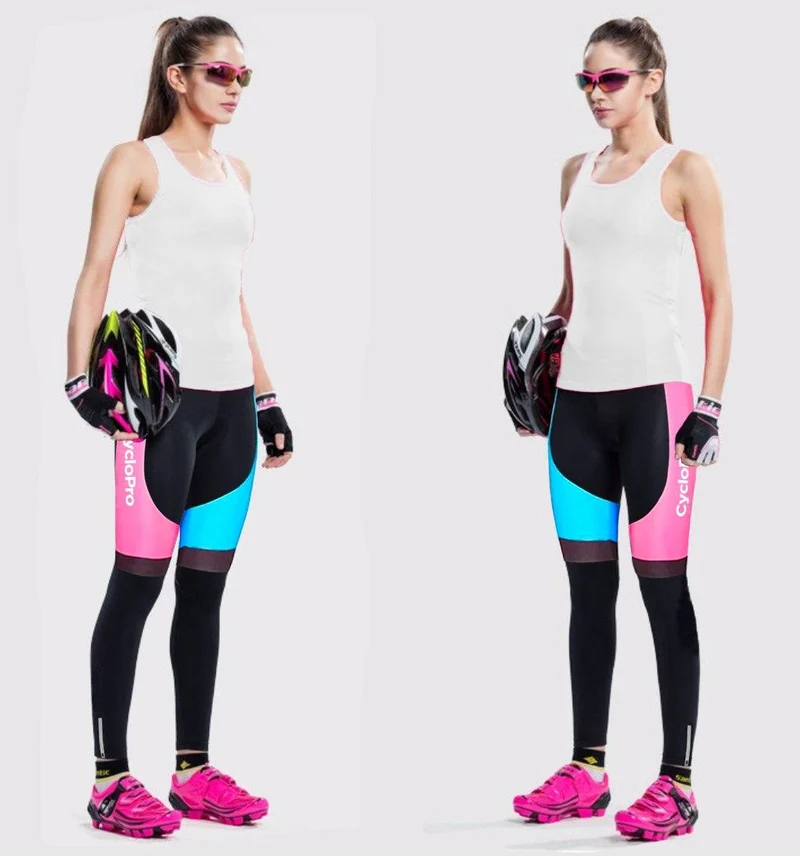 COLLANT CYCLISTE POUR FEMMES - HIVER - ECLIPSE ROSE