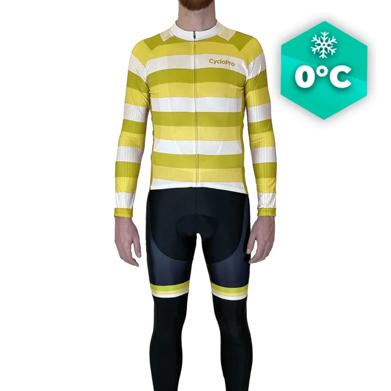 Tenue cycliste hiver Jaune - Evasion+