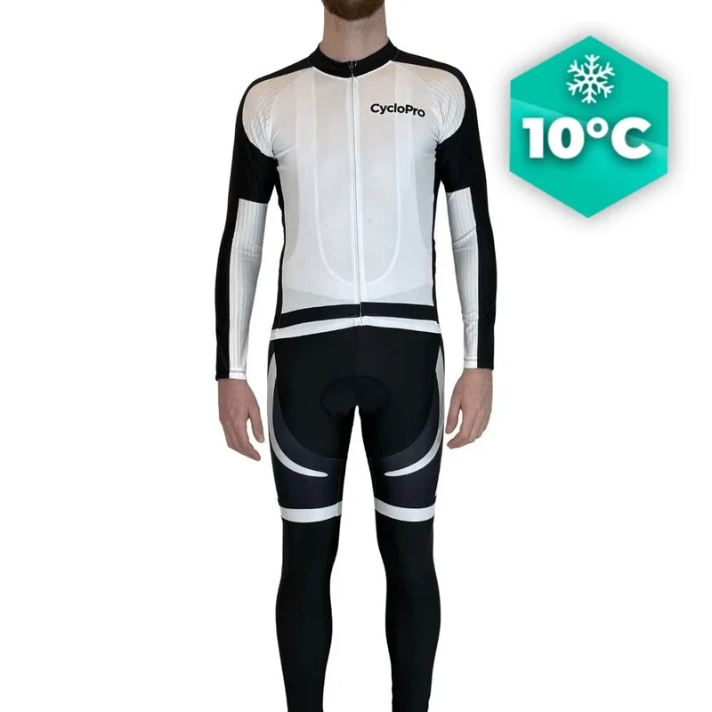 Tenue Cycliste Automne Blanc - Excellium