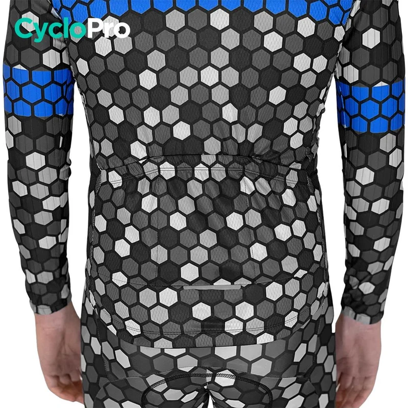Tenue cycliste automne Bleue Homme - Atmosphère+