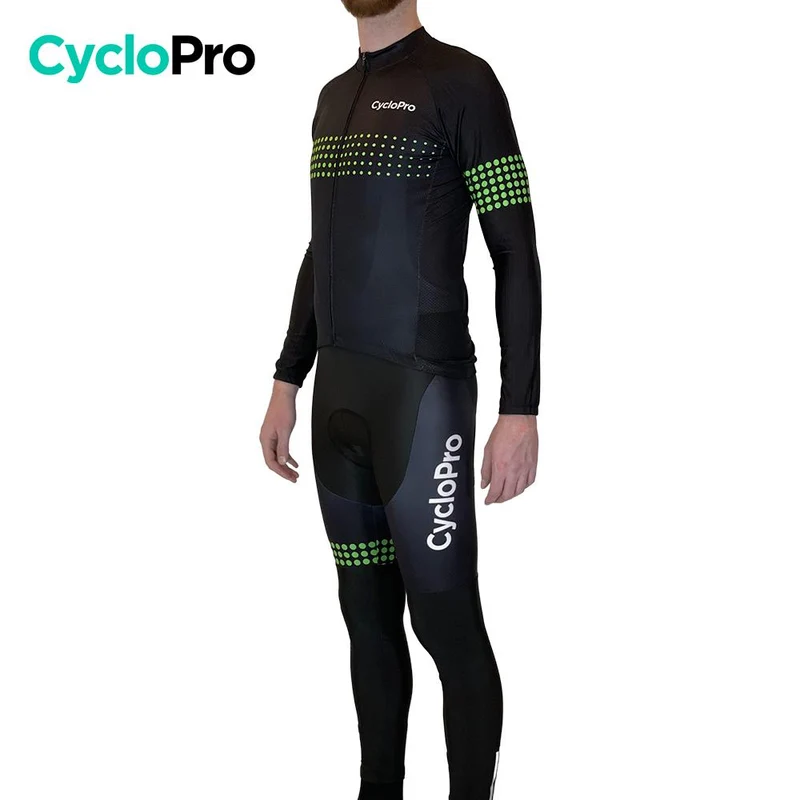 Tenue cycliste automne Verte Homme - Liberty+