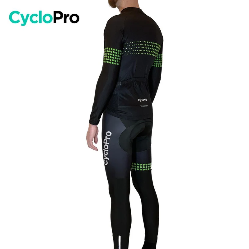 Tenue cycliste automne Verte Homme - Liberty+