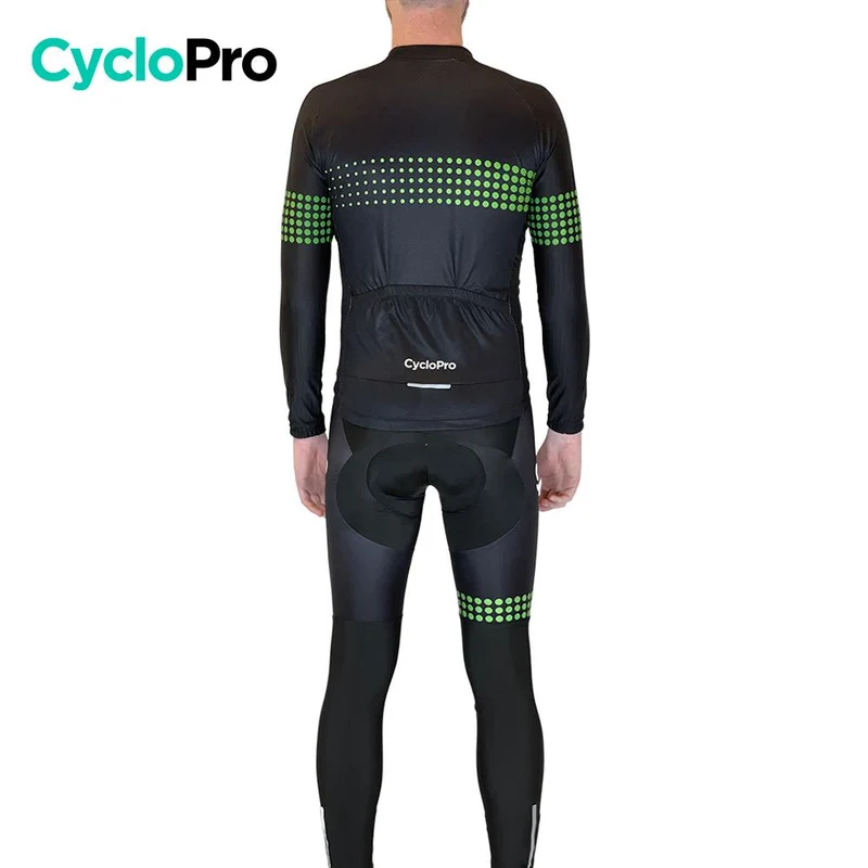 Tenue cycliste automne Verte Homme - Liberty+