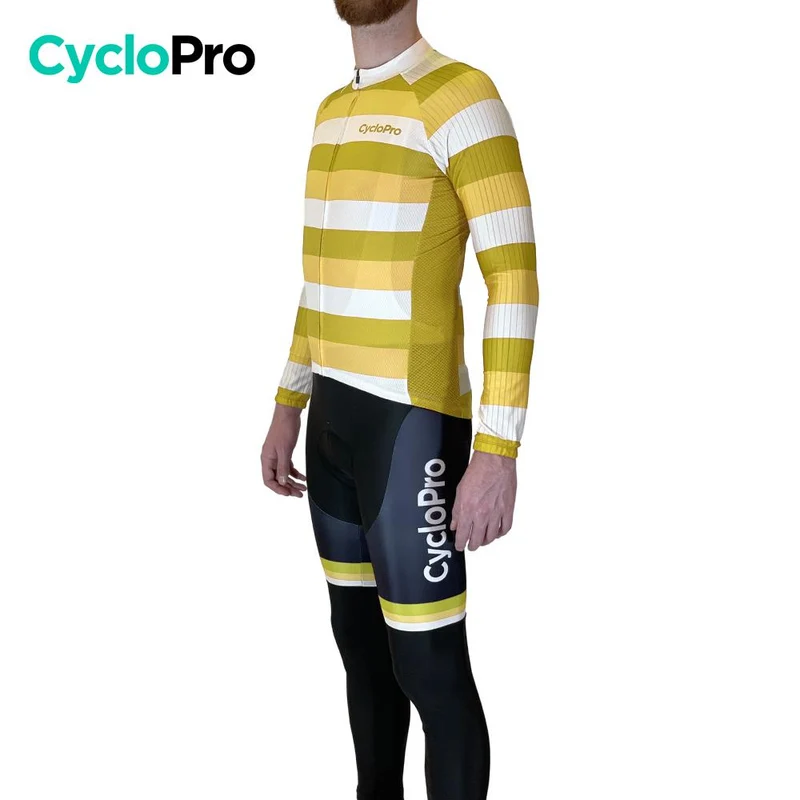 Tenue cycliste automne Jaune Homme - Evasion+