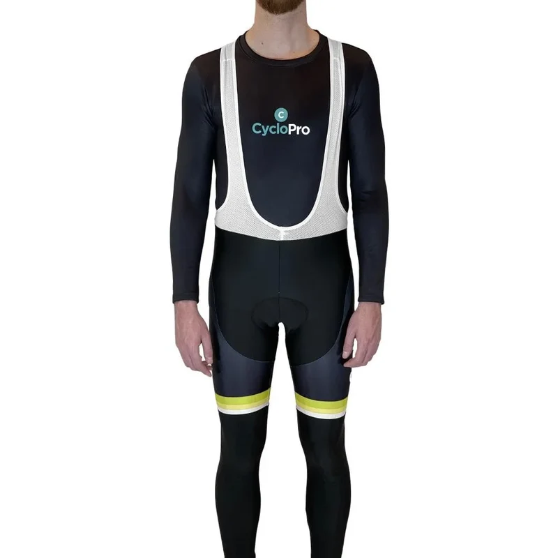 COLLANT CYCLISTE JAUNE ÉVASION+ - AUTOMNE - HOMME