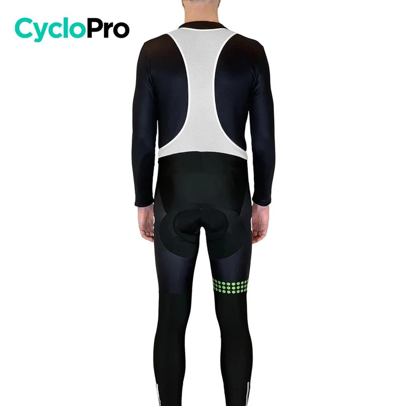 COLLANT CYCLISTE VERT LIBERTY+ - AUTOMNE - HOMME