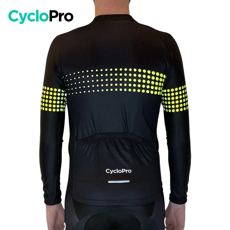 MAILLOT LONG DE CYCLISME JAUNE - AUTOMNE - LIBERTY+