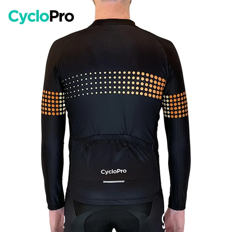MAILLOT LONG DE CYCLISME ORANGE - AUTOMNE - LIBERTY+