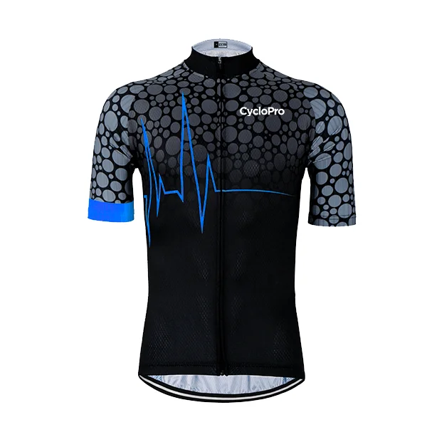 Maillot de cyclisme Bleu - Pulsation+