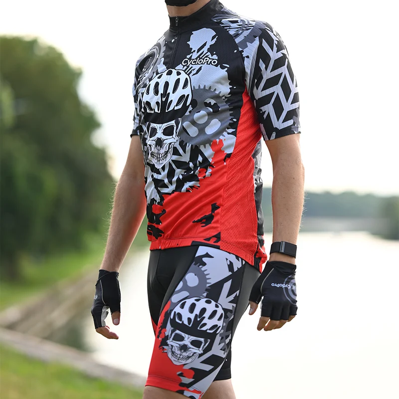 Tenue De Cycliste Route Squelette - Skull+