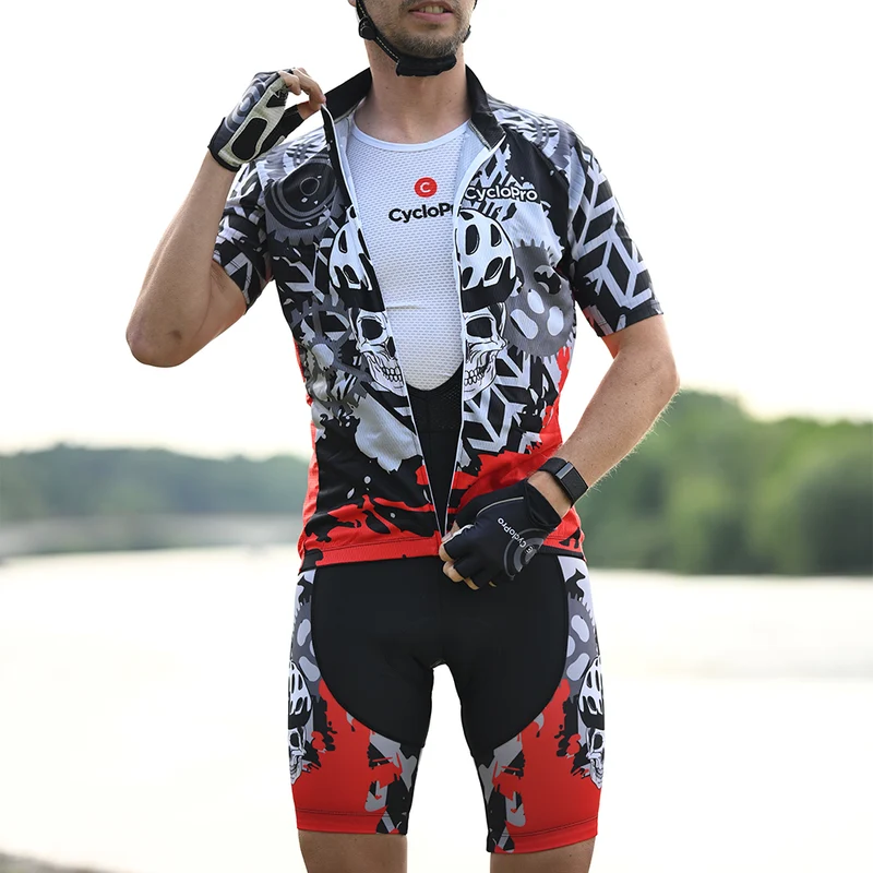 Tenue De Cycliste Route Squelette - Skull+