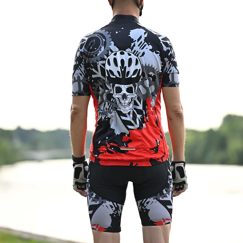 Tenue De Cycliste Route Squelette - Skull+
