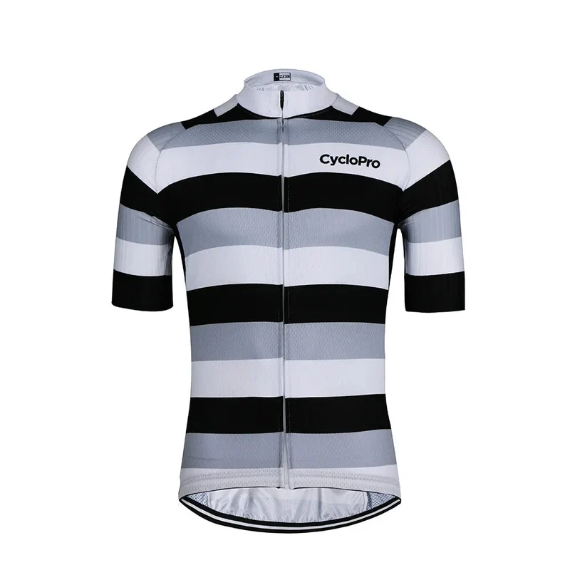 Maillot de cyclisme Noir et Blanc - Évasion+