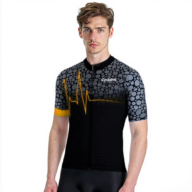 Maillot de cyclisme Orange - Pulsation+