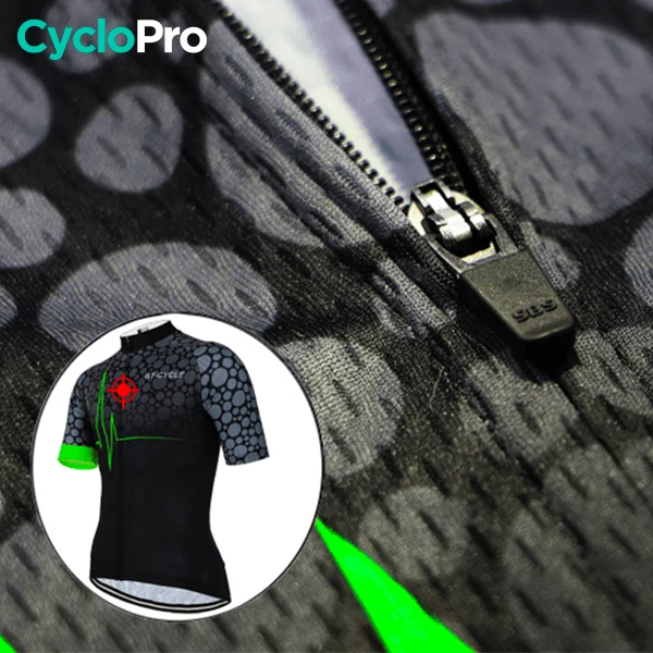 Maillot de cyclisme Vert - Pulsation+