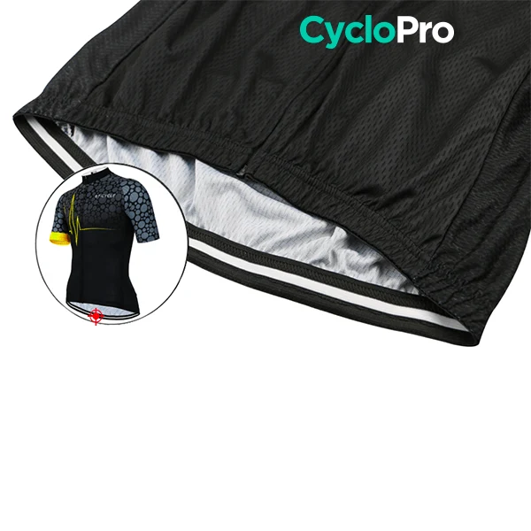 Maillot de cyclisme Jaune - Pulsation+