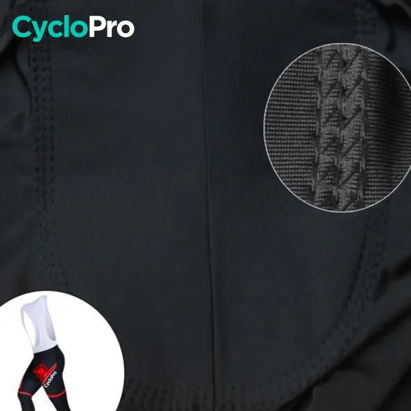 COLLANT CYCLISTE THERMIQUE ROUGE - HIVER - HOMME