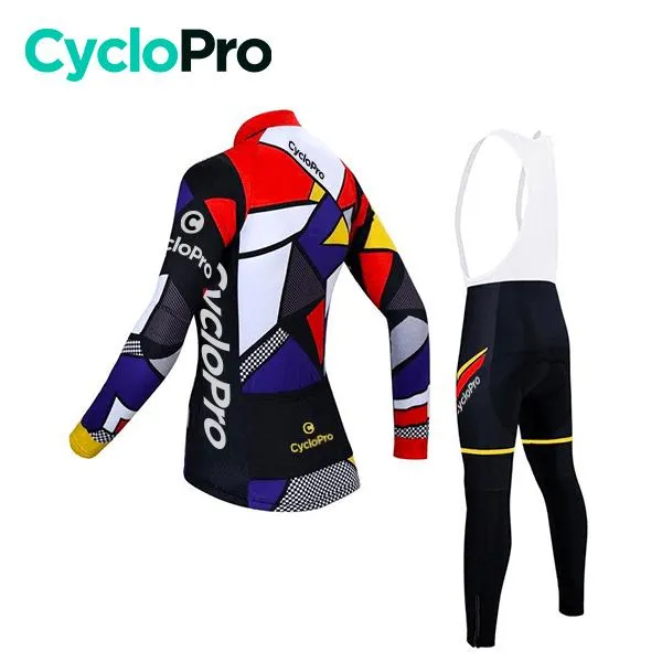 Tenue Vélo Automne Mosaique - Confort+