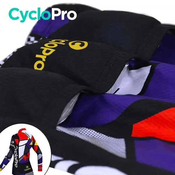 Tenue Vélo Automne Mosaique - Confort+