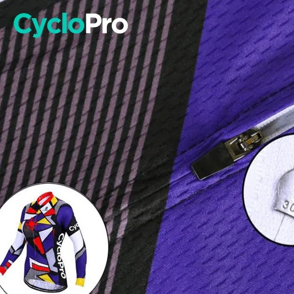 Tenue Vélo Automne Mosaique - Confort+