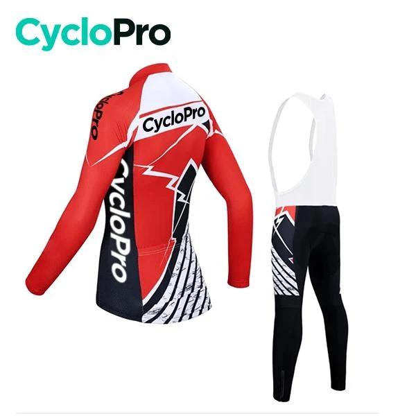 Tenue Vélo Automne Rouge - Confort+