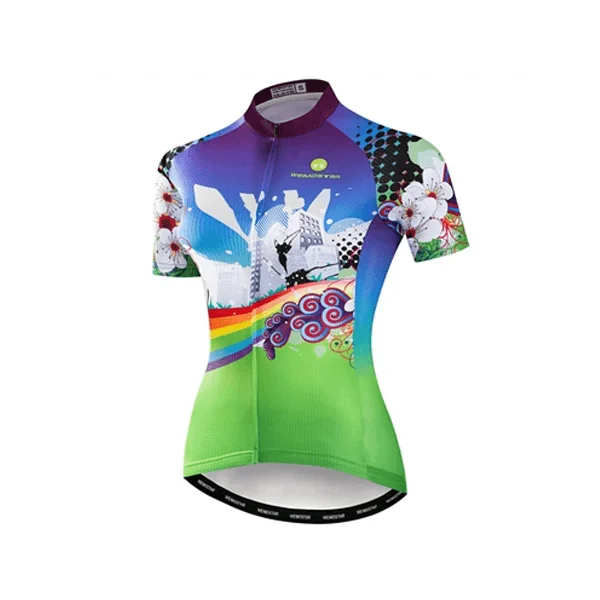 MAILLOT MANCHE COURTE FEMME - RAINBOW