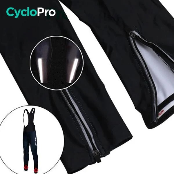 COLLANT CYCLISTE POUR FEMMES / NOIRE - AUTOMNE