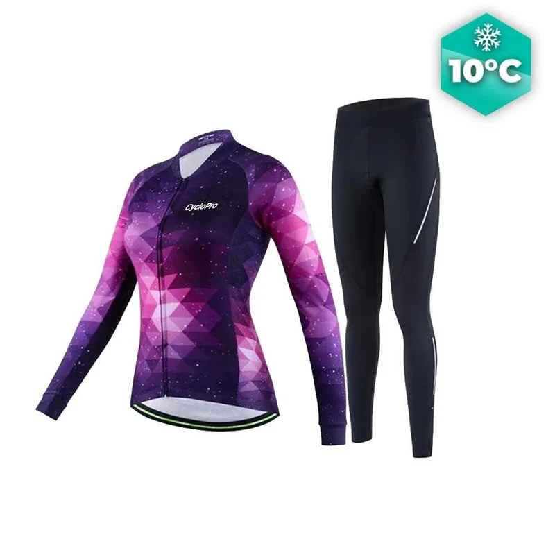 Tenue Vélo Automne Mauve - Magic+