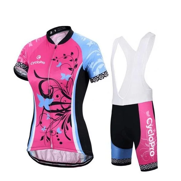Tenue Vélo de Route à Fleurs - Confort+