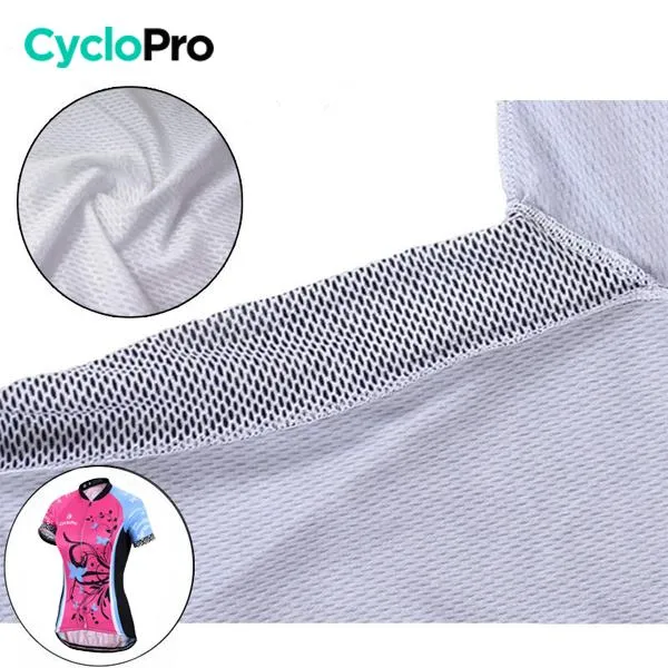 Tenue Vélo de Route à Fleurs - Confort+