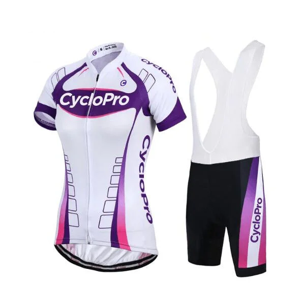 Tenue Vélo de Route Violet - Confort+