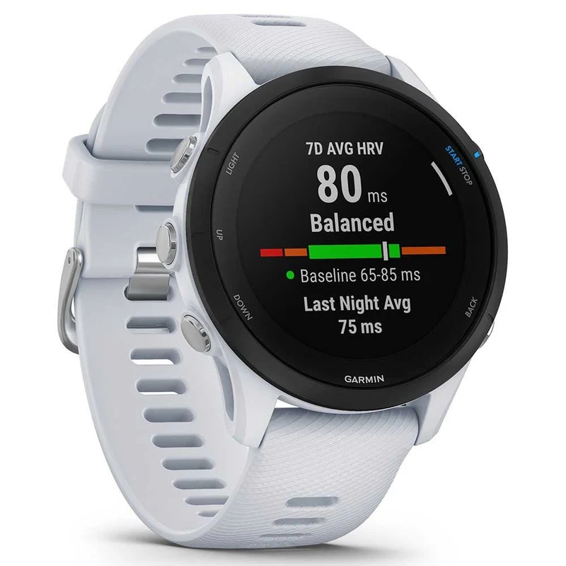 Forerunner 255 Music Blanc | Garmin